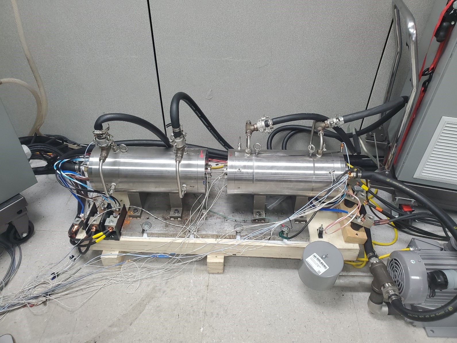 160kW generator test setup
at project partner's  site