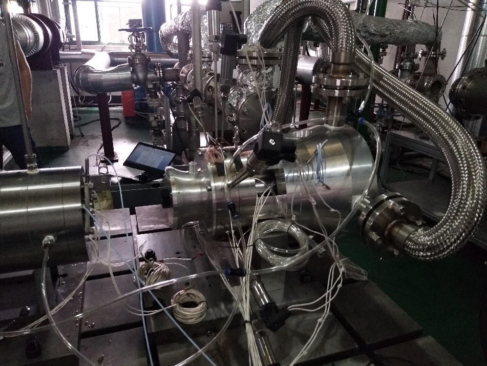 140kW gas turbine simulator rig